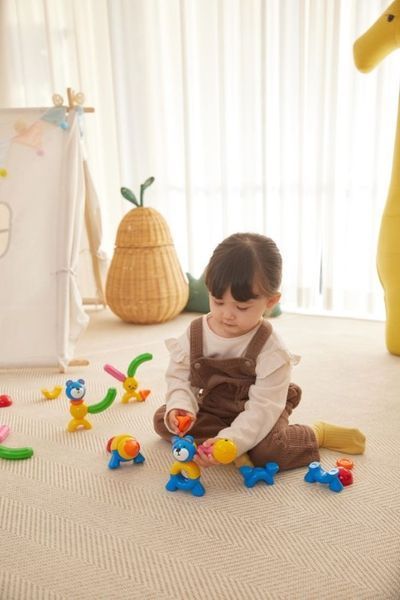 Stick-O, кошка и собака, магнитные блоки, 27 элементов 7641788 фото