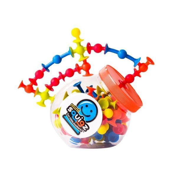 Fat Brain Toy Co. Squigz, міні-присоски, силіконові блоки, 75 елементів 5999880 фото