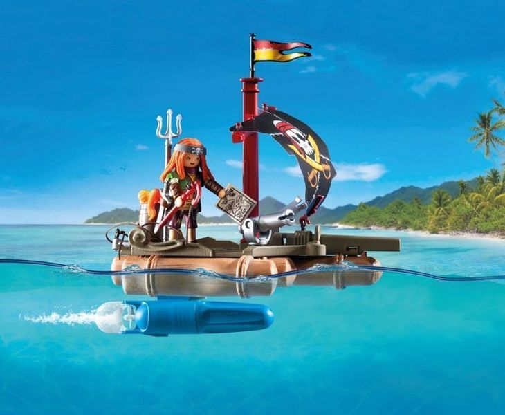 Playmobil, Pirates, Pirate Raft с сокровищами, 71794 7926231 фото