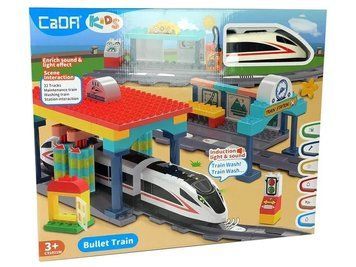 Cada Kids, железнодорожная станция, блоки, 108 элементов 7778095 фото