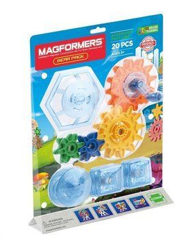 Magformers, Аксессуар, шестерни, магнитные блоки, набор удлинителей, 20 шт. 6453668 фото