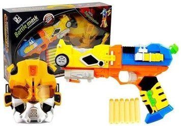 Lean Toys, Launcher, Launcher, Arrows + Mask, 2IN1 Robot 7346882 фото