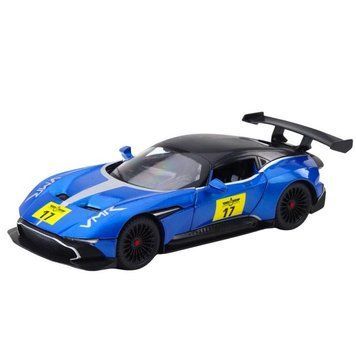 Lean Toys, спорткар, металлический интерактивный автомобиль, синий, 1:22 8114793 фото