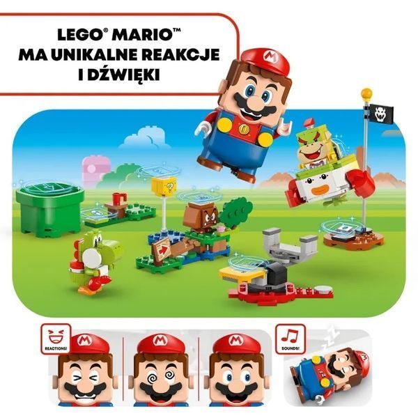 Lego Super Mario, приключения с интерактивной фигурой Lego Mario, 71439 7779340 фото