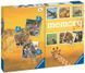 Ravensburger, Wild Animals, 3in1 головоломок, 110 елементів + ​​пам'ять 7823939 фото 3