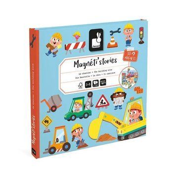 Janod, Magneti'stories, будівельний майданчик, магнітна головоломка 7747284 фото