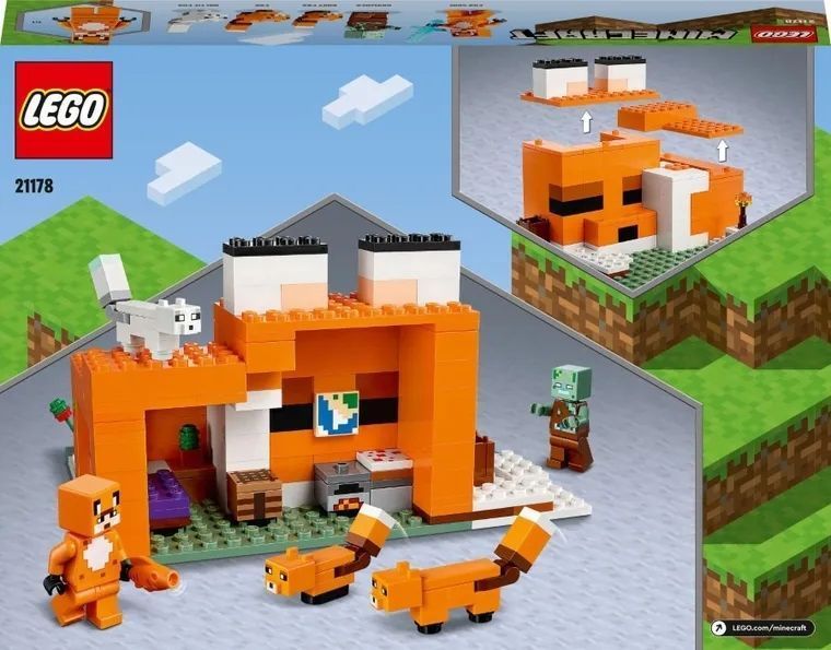 Lego Minecraft, Siedlisko Lis&oacute;w, 21178 7089249 фото