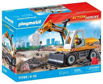 Playmobil, Action Heroes, большой экскаватор, 71749 7926240 фото