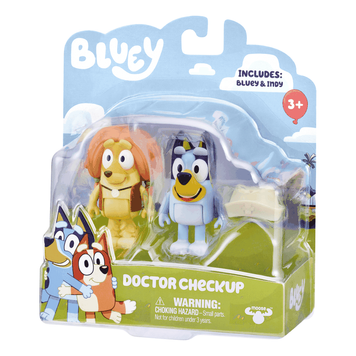 Bluey, відвідайте лікаря, встановлений з фігурками, 2 шт. 7534412 фото