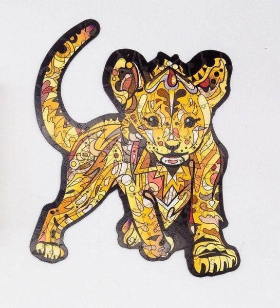 Maksik, дерев&rsquo;яні головоломки, Simba Lionzątko, 130 елементів 7402927 фото