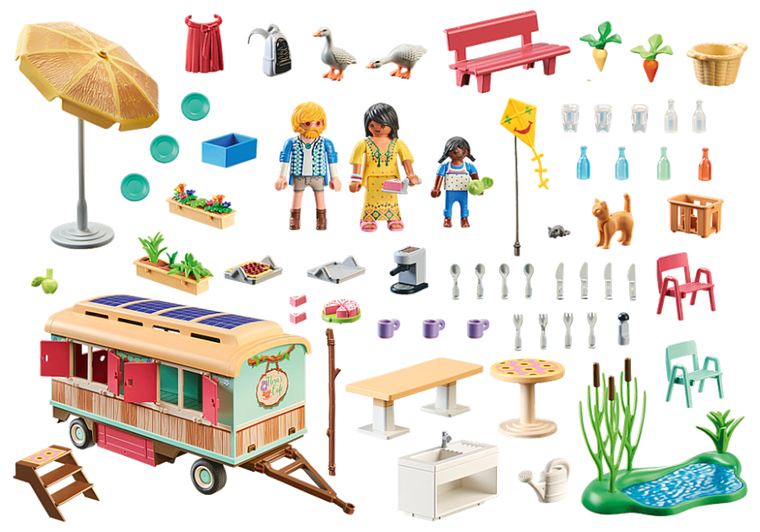 Playmobil, Country, Cosy Cafe in the Wagon, 71441 7695850 фото