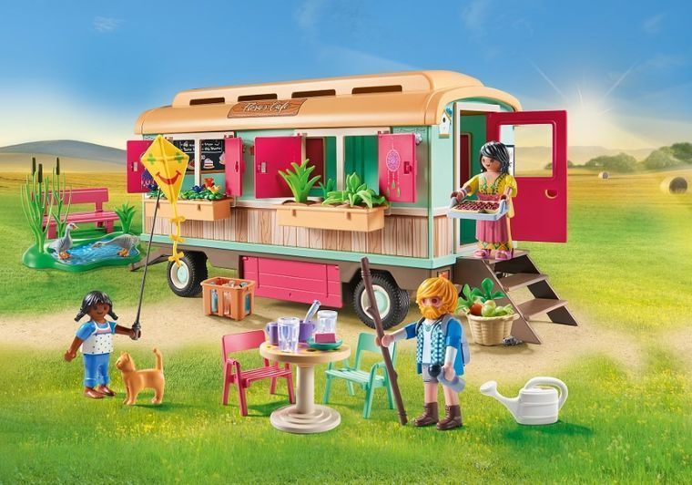 Playmobil, Country, Cosy Cafe in the Wagon, 71441 7695850 фото