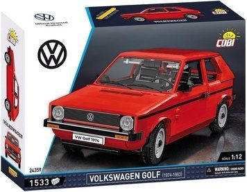 Cobi, Cars, Volkswagen Golf (1974-1983), блоки, 1533 элементы 8010131 фото