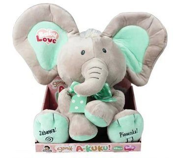Madej, Sleephant та Kuku, інтерактивний талісман, бежево-лефте, 24 см 7094712 фото