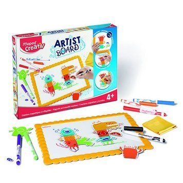 Maped Creativ, магнитная доска с маркерами и магнитами, белая 6411277 фото