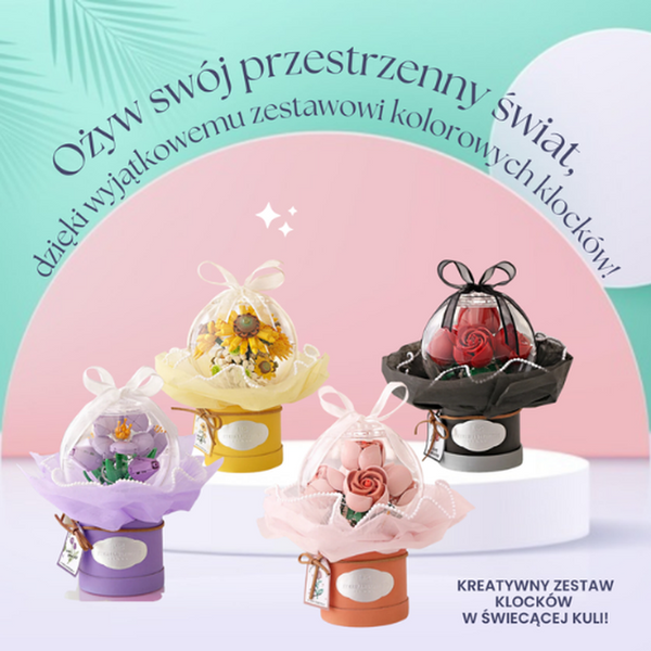 QBI, Фіолети, світиться м'яч, будівельні блоки, 305 елементів 8067131 фото