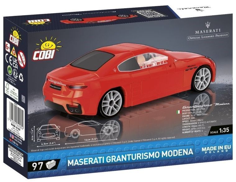 Cobi, Maserati Granturismo Modena Car, 24505, 97 блоков 7700916 фото