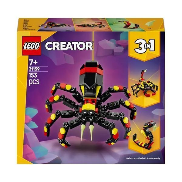 LEGO Creator 3 в 1, Дикі тварини: Незвичайний павук, 31159 7875534 фото