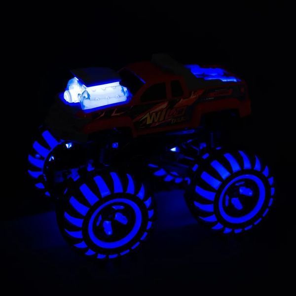 Гонка Xtreme, Wild Truck, Off -Road Car с светящимися колесами, управляемым транспортным средством, 1: 12 7846750 фото