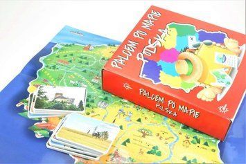 Абино, Палец на карте, Польша, развивающая игра 2315683 фото