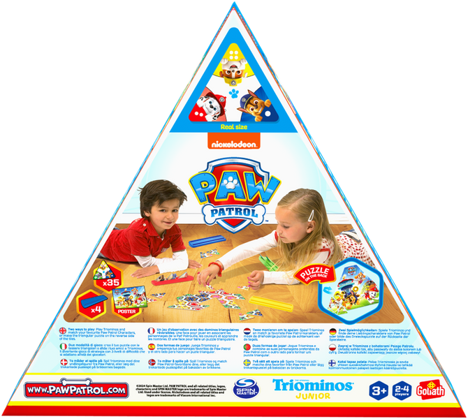 Goliath, Triomominos Junior, Dog Patrol, Logical Game 7825102 фото