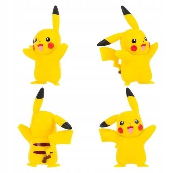 Pokemon, Trecko, Torchic, Mudkip, Gible, Pikachu, Cubone, серия 4, Battle Ficurines 7358407 фото