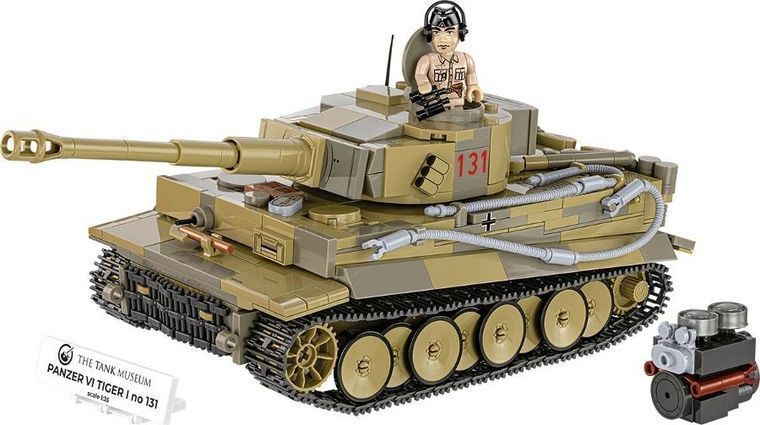 Cobi, Историческая коллекция Второй мировой войны, Panzer VI Tiger и No, блоки, 131 элементы 7948187 фото