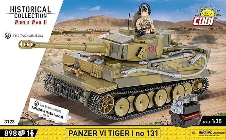 Cobi, Историческая коллекция Второй мировой войны, Panzer VI Tiger и No, блоки, 131 элементы 7948187 фото