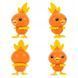 Pokemon, Trecko, Torchic, Mudkip, Gible, Pikachu, Cubone, серия 4, Battle Ficurines 7358407 фото 4