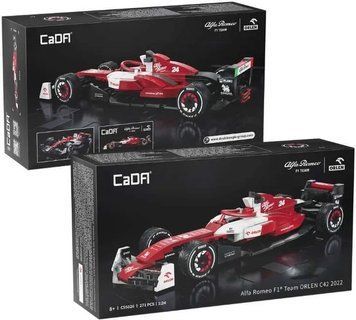 Cada, Alfa Romeo, F1 Team Orlen C42, гоночный автомобиль, красный, 1: 24, 271 Элементы 7780740 фото