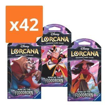 Lorcana, Disney, Rise of the Floodborn, Booster, Card Game, 42 шт. 7999444 фото