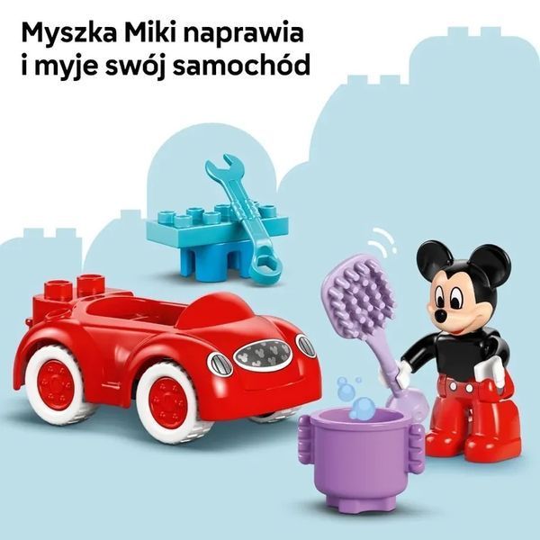 Конструктор LEGO DUPLO Дісней, Будинок клубу Міккі Мауса та автомобіль, 10454 7914376 фото