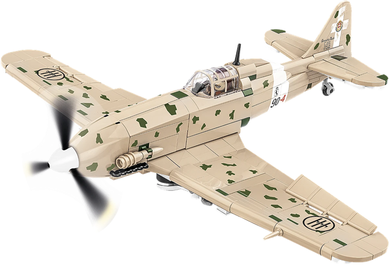 Cobi, історична колекція Другої світової війни, MacCHI C.202 "Фолгор", блоки, 404 елементи 7988089 фото