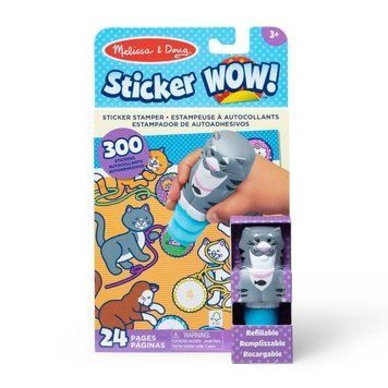 Melissa & Doug, наклейка вау! штамп з наклейками, кішка 7797486 фото