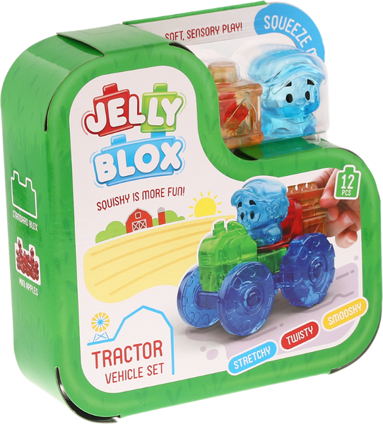 Goliath, Jelly Blox, трактор, гнучкі блоки, 12 елементів 8034549 фото