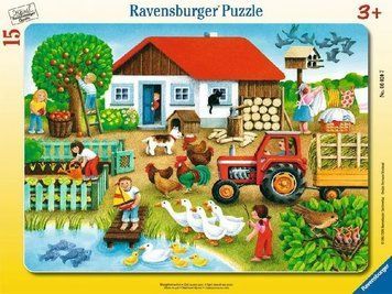 Ravensburger, домашнее хозяйство, рама головоломка, 15 элементов 1861965 фото
