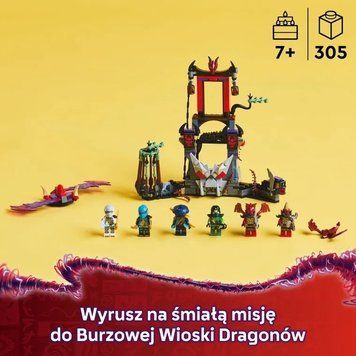 LEGO NINJAGO, Деревня Штормового Дракона, 71841 7875595 фото