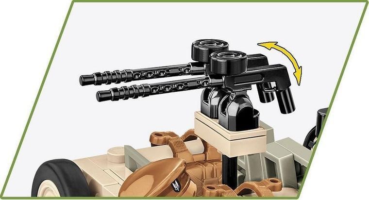 Cobi, Историческая коллекция Второй мировой войны, Willys MB SAS, блоки, 180 элементов 7988526 фото