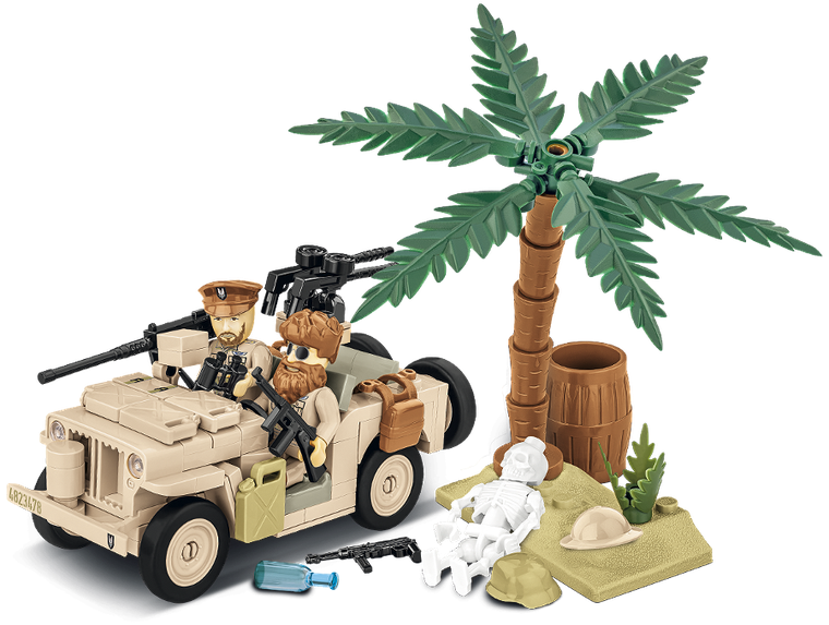 Cobi, Историческая коллекция Второй мировой войны, Willys MB SAS, блоки, 180 элементов 7988526 фото