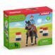 Schleich, Farm World, Cowboy and Race по бочке, сет, 42576 7362306 фото 1
