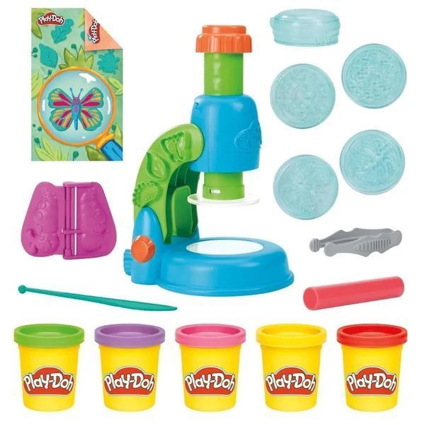 Play-Doh, мікроскоп з підсвічуванням, творчий набір 7942689 фото