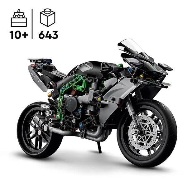 LEGO Technic, мотоцикл Kawasaki Ninja H2R, 42170 7641713 фото