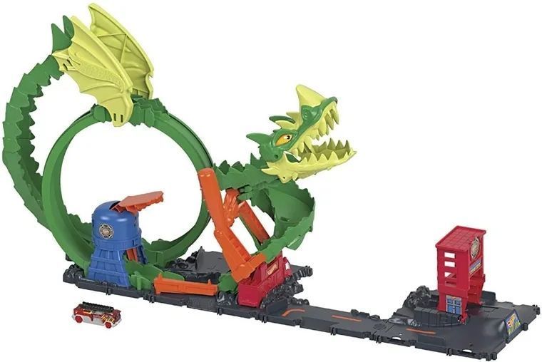 Горячие колеса город, Dragon Loop, Set 7101948 фото