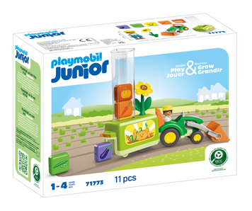 PlayMobil, Junior, Tractor зі розсадим, 71773 8079729 фото