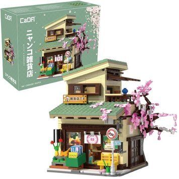 Cada, Kitty Shop, японское здание, светодиод, 921 элементы 7780747 фото