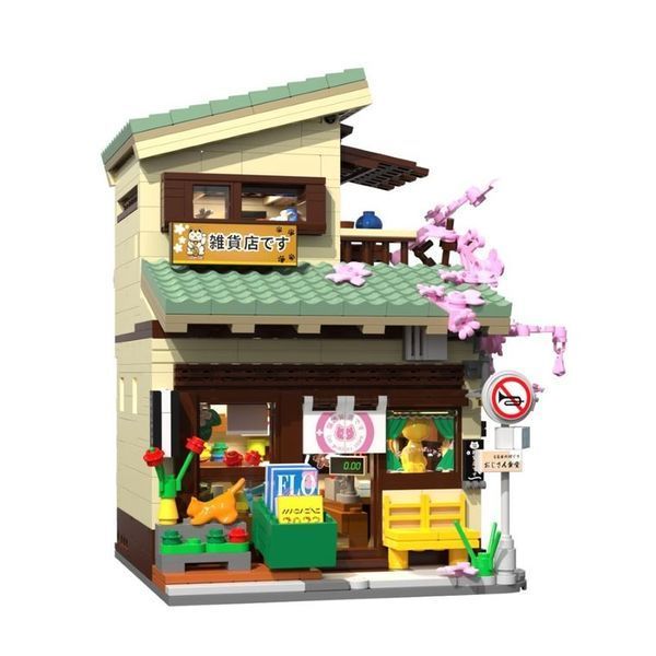 Cada, Kitty Shop, японское здание, светодиод, 921 элементы 7780747 фото