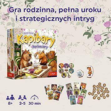 Trefl, Capybara Tea Room, сімейна карткова гра 7898953 фото