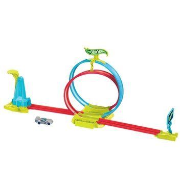 Hot Wheels, Neon Speeders, Neon Superloop, ігровий набір з машинками 7518812 фото