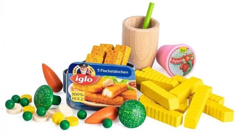 Erzi, обід, кулінарія, дерев&rsquo;яна харчова продукція, 40 елементів 7872413 фото