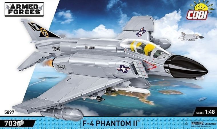 Cobi, вооруженная сила, F-4 Phantom II, блоки, 703 элементы 7953652 фото